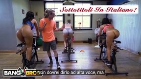 Hot - Rose Monroe Exercise Video With Italian Subtitles!