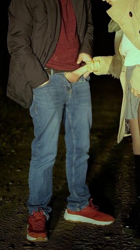 An Incredible Stranger Caught Me Masturbating in a Park