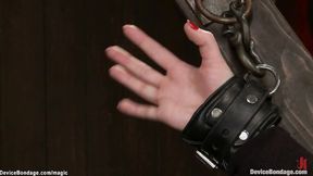 ”Lesbian sub twat hooked in bondage”