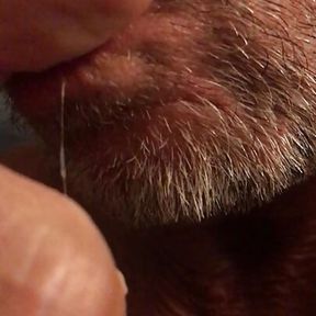 Tasting my own cum