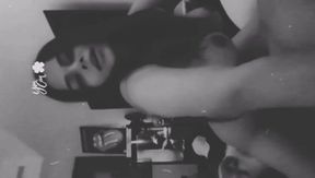 Cute College Girl Sucked the Penis and Licked Her Pussy, Then There Was a Fierce Fuck