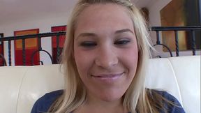 Kimberly Is Thirsty For Cum As She Licks And Sucks A Hard Dick ForA Monster Facial