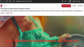 Dominatrix Mistress April - Cruel Torment House