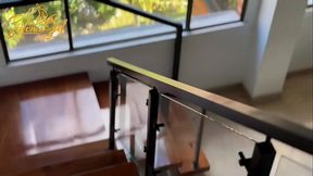 Curvy MILF Salome Gil offers anal sex to thief in exchange for not stealing