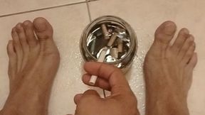 Smoking & Barefoot Glass Play ? Ashtray Teasing with My Feet