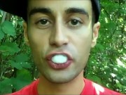 Solo long cum play in mouth - 3 strangers loads chewed till cumfoam and swallowed