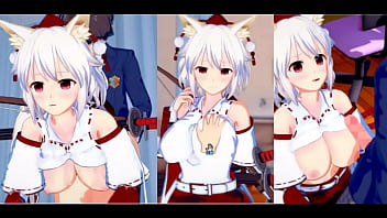 【エロゲーコイカツ！】東方 犬走椛におっぱい揉みまくりH！3DCG巨乳アニメ動画(東方プロジェクト)【ヘンタイゲーム とうほう もみじ いぬばしり 】