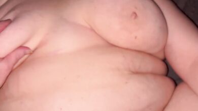 Big tits MILF deepthroats glasses till she swallows every drop