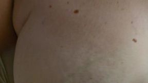 Dutch couple does a fast fuck and he comes over her tits