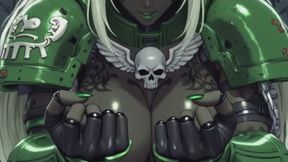 123. Hot Space marines sexy pose (Ai animation)