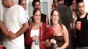 ”Party University Fest watching Fucking hard babe”