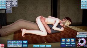 Blonde princess pleasures herself and rides cock