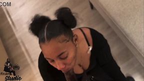 MILF with big booty rides black cock hard and fast