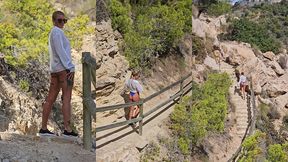 ma randonnee exhib tu va adore me voir marcher nue au bord des falaises de la ...