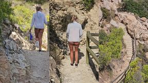 ma randonnee exhib tu va adore me voir marcher nue au bord des falaises de la ...