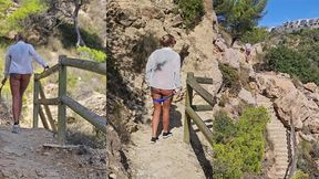 ma randonnee exhib tu va adore me voir marcher nue au bord des falaises de la ...