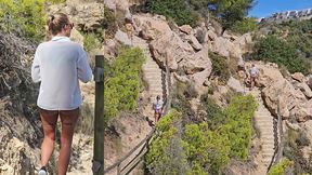 ma randonnee exhib tu va adore me voir marcher nue au bord des falaises de la ...