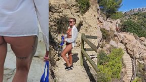 ma randonnee exhib tu va adore me voir marcher nue au bord des falaises de la ...