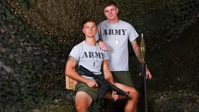 Sexy soldiers Brandon Anderson & Ryan Jordan lovin' one another