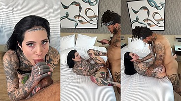 Awlivv POV tatted goth slut gets filled with BBC - FlightLifexxx