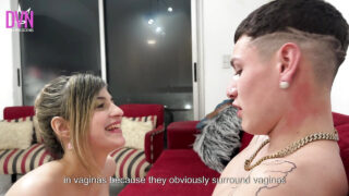 Røff sex sæd i munnen, munnsex, ansiktsbehandling &#8211; røff analfuck for store pupper Latina MILF-hore