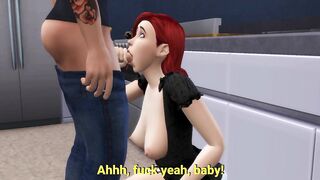 DDSims - Cuckold allows Strangers to Gang Bang his Wifey - Sims four