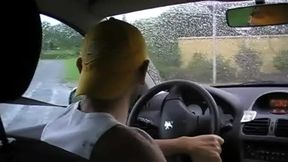 Suck boy in my car and fuck me hard outdoor