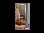 Creamy pussy ebony rides and begs you to empty your balls OF@pinkybratz X@kyhoex IG@impinkyybratzzz