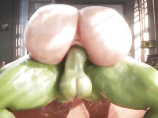 Aunt May getting smashed in