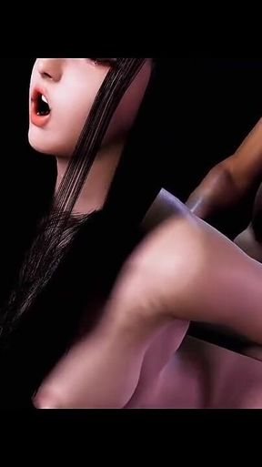 Animated Lust: Pixelated Curvy Vixen - 3D Animation Hentai