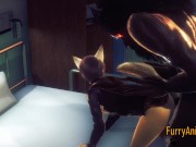 Furry Yaoi Yiff - Fox & Wolf Hard Sex in a Hospital Bed