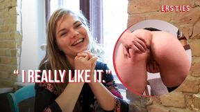 Ersties - Gorgeous Viktoria Fingers Her Bushy Twat