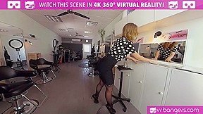 VRBangers.com Hot Hairdresser Ella Nova Fucked Hard and Facial