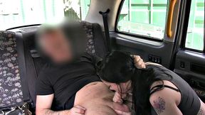 British Cabbie Gives Tattooed Babe A Hand And A Blow