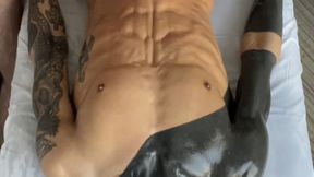 Big Dick Muscle Hunk Hoss Kado Full Body Oil Massage Blowjob Handjob With Muscle Daddy Masseur