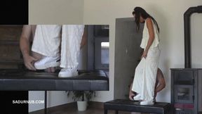 The slave asks Mistress Natasa for painfully perverted things! PP wmv