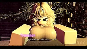 Russian girl hungry for Asian cock (Roblox)