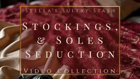 Stockings, Soles & Seduction | Foot Fetish POV, Stockings Tease, Barefoot Reveal, Female Domination