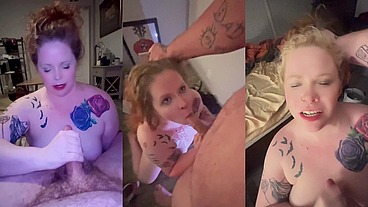 Cum begging and gagging compilation.