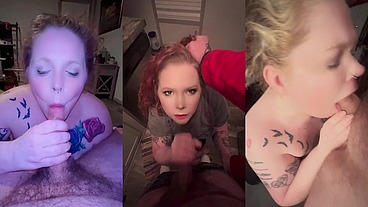 Cum begging and gagging compilation.