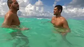 Two Latino Hotties on Display