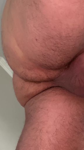 Showing My Ass While Fucking My Masturbator and Cum