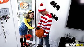 Cock hungry nympho Evelin Stone is looking for a Halloween hookup