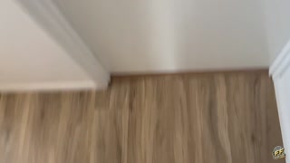 Desperate NAUGHTY PEE in housemates work boots