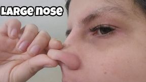 Big Nose Fetish - Picking, Snot & Piggy Nose Close Up