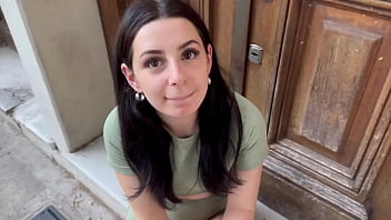 Tourist seeks horny girl to film while fucking her - Almendra Gala