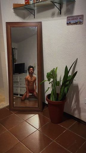 Showing off Naked in Front of My Friend