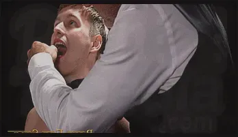 Blonde Twink Noah White Double Teamed by Muscular Daddies