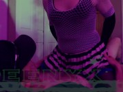 deenyx having fun with a big one