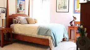 Lesbian lovers Nikki and Ashlyn go down on each other